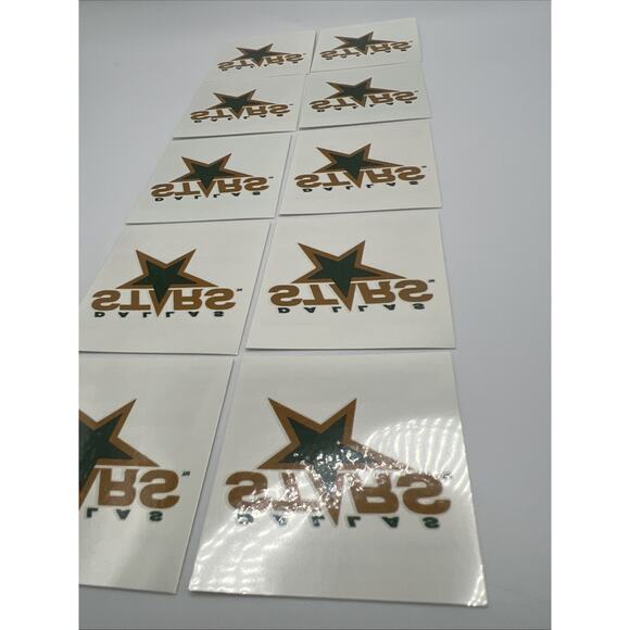 Dallas Stars NHL Hockey 10 Count Temporary Tattoos Game Party Team Finals - Picture 2 of 8